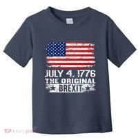 July 4 1776 Original Brexit Independence Day Toddler T-Shirt thumb 0
