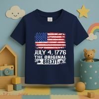 July 4 1776 Original Brexit Independence Day Toddler T-Shirt thumb 3