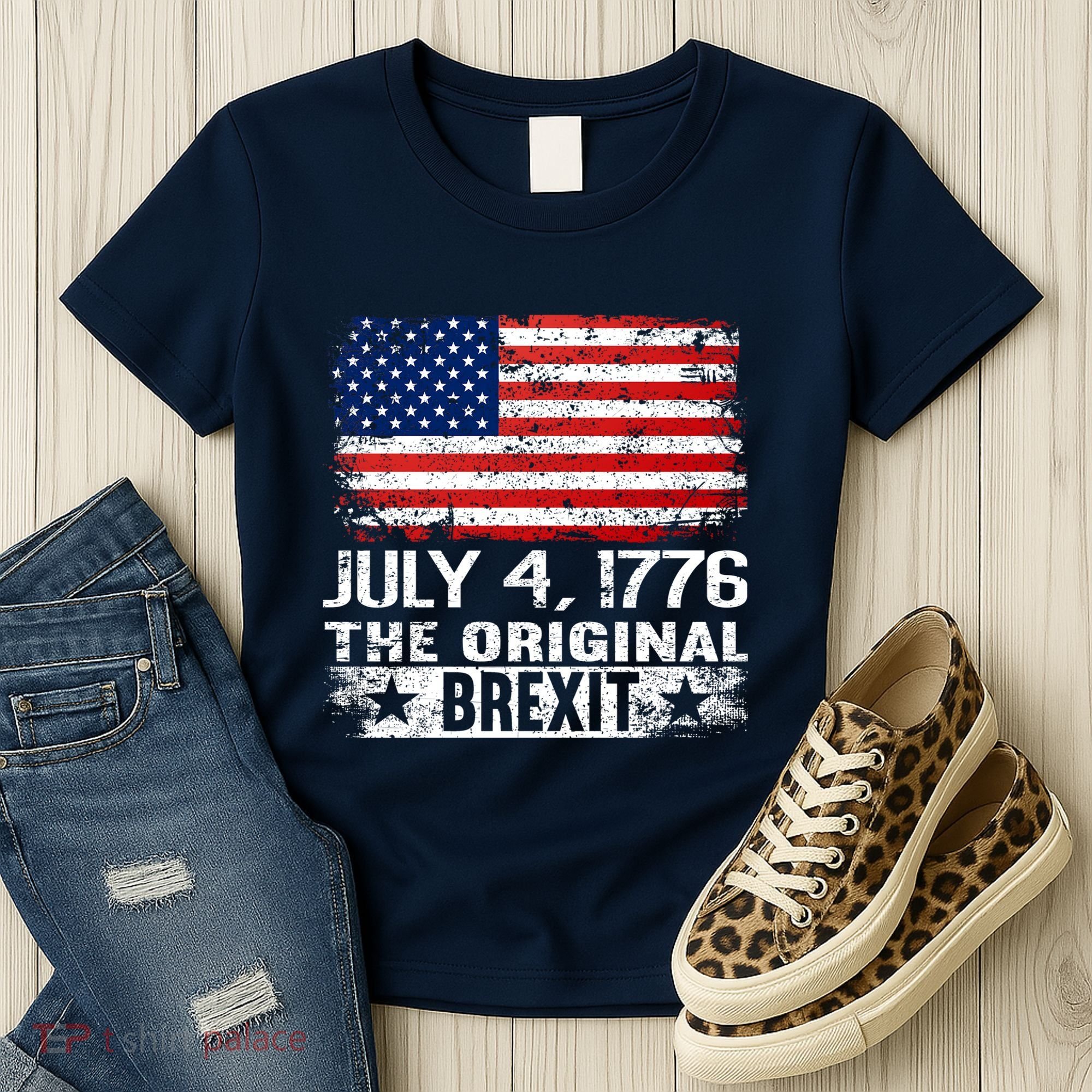 July 4 1776 Original Brexit Independence Day Women's T-Shirt