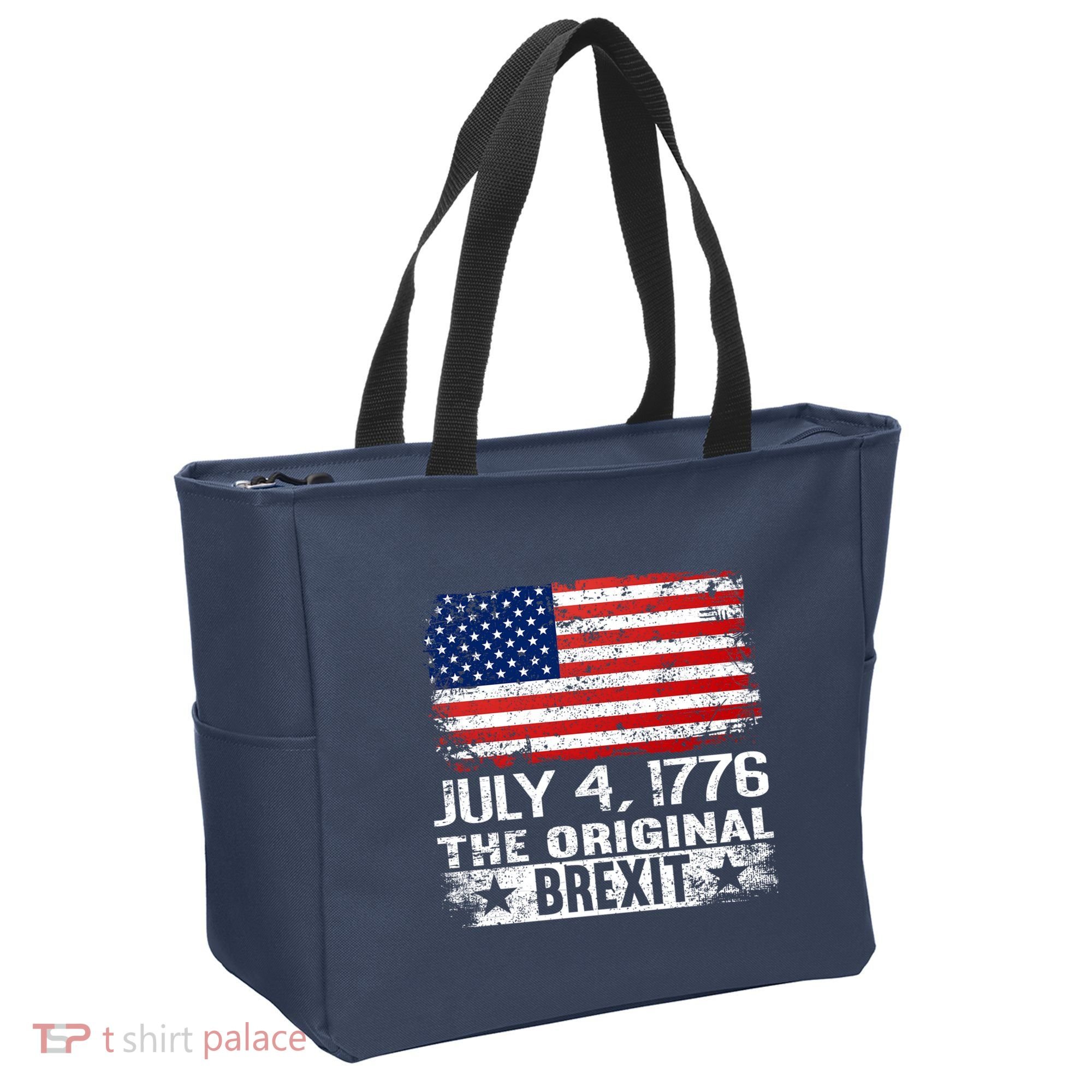 July 4 1776 Original Brexit Independence Day Tote Bag
