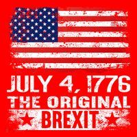 July 4 1776 Original Brexit Independence Day Santa Hat thumb 1
