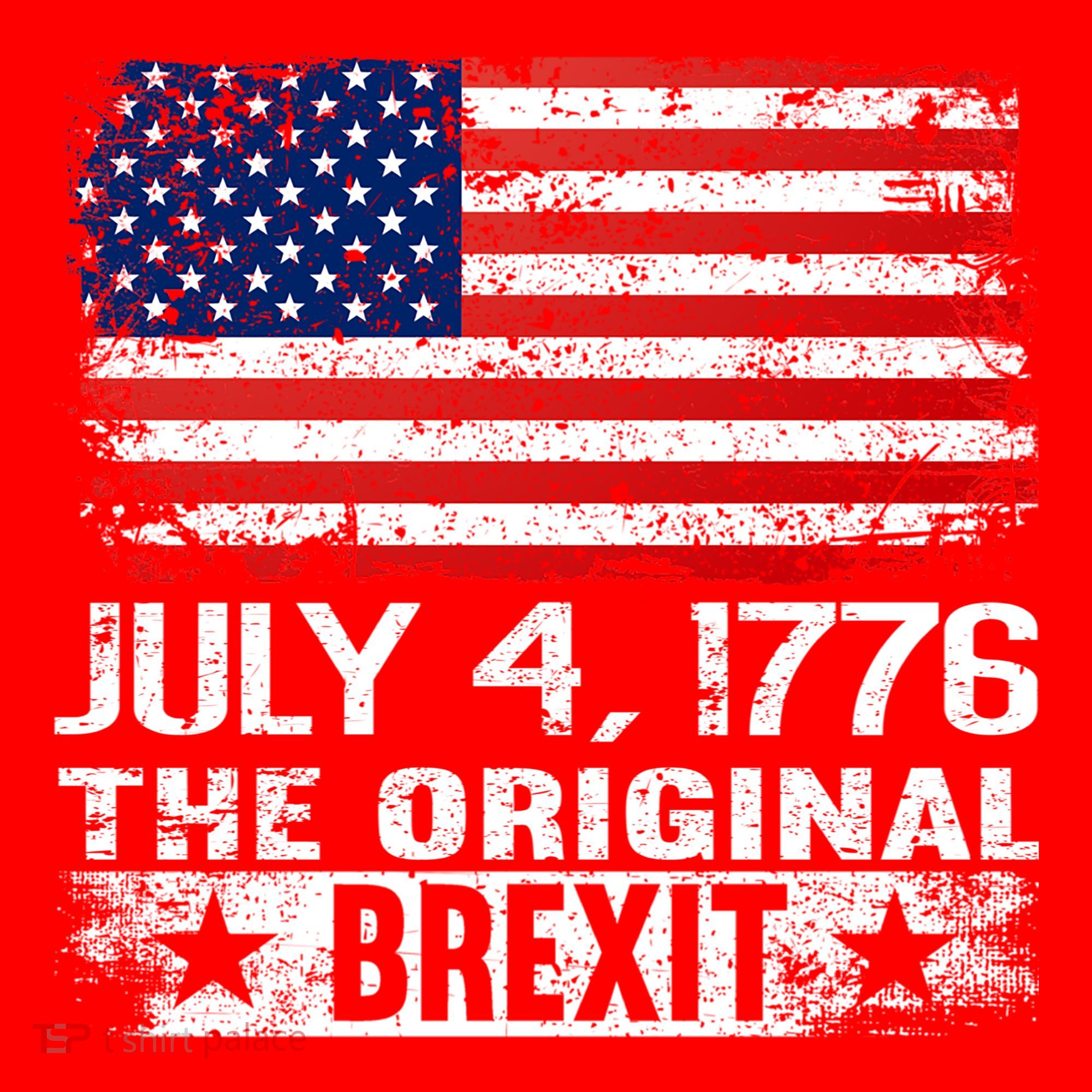 July 4 1776 Original Brexit Independence Day Santa Hat