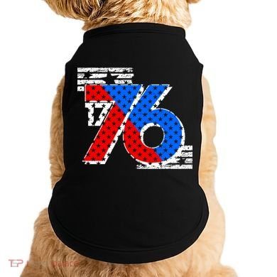 July 4th 1776 Stars And Stripes Doggie Tank