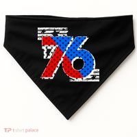 July 4th 1776 Stars And Stripes USA-Made Doggie Bandana thumb 0