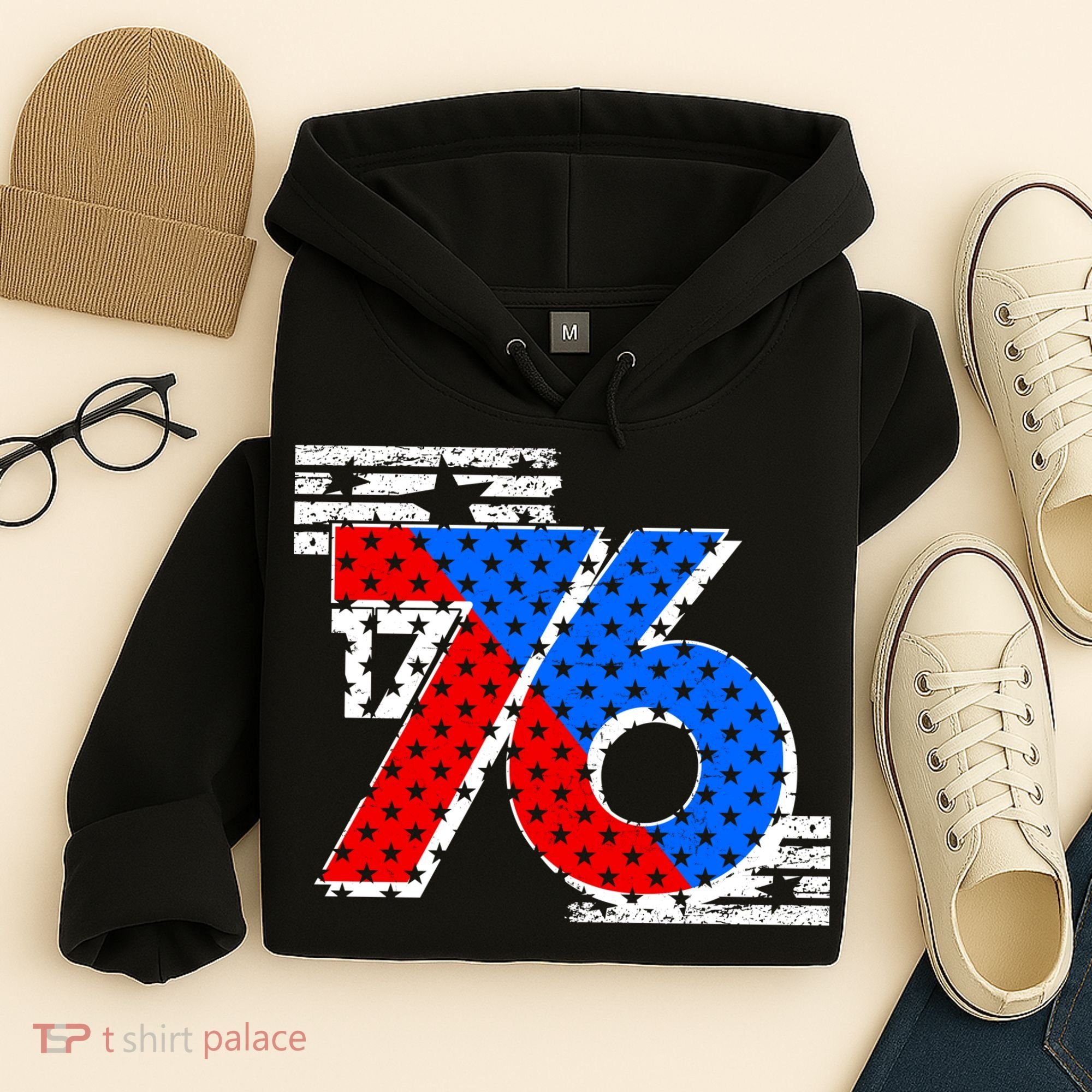 July 4th 1776 Stars And Stripes Hoodie