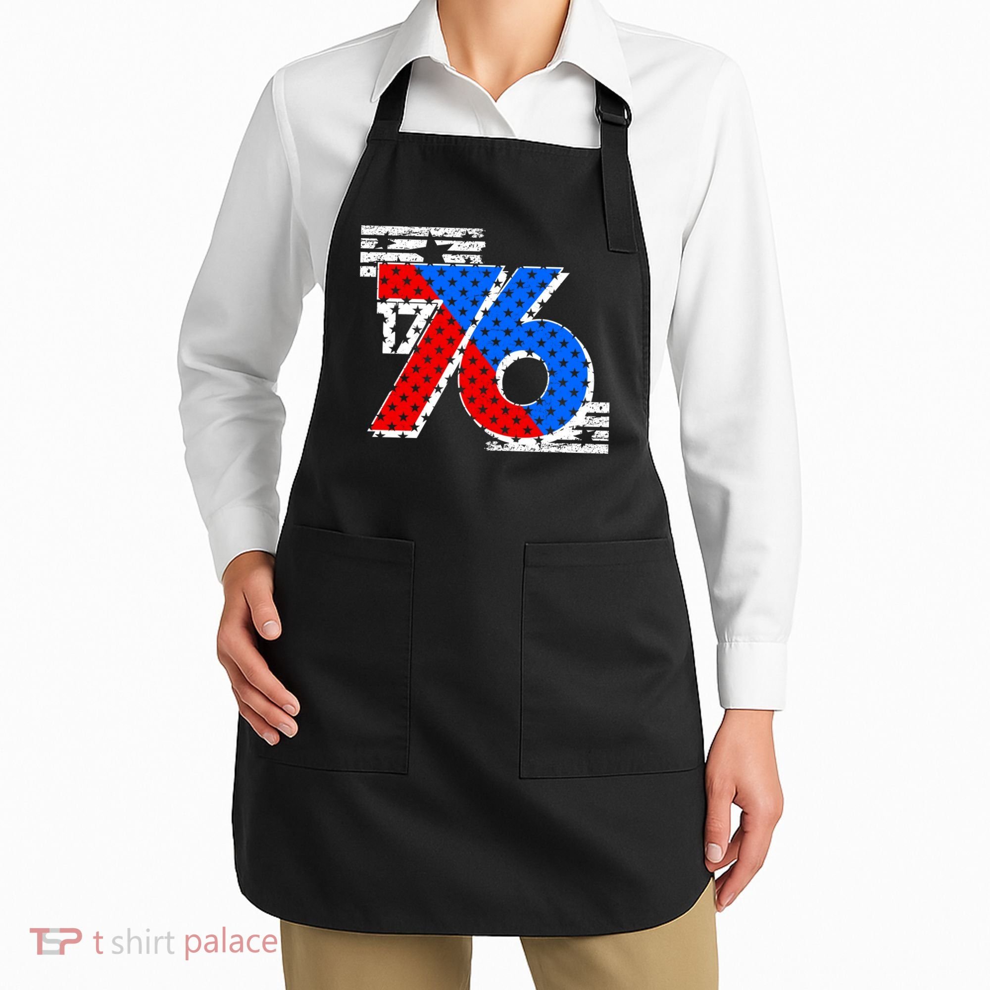 July 4th 1776 Stars And Stripes Apron