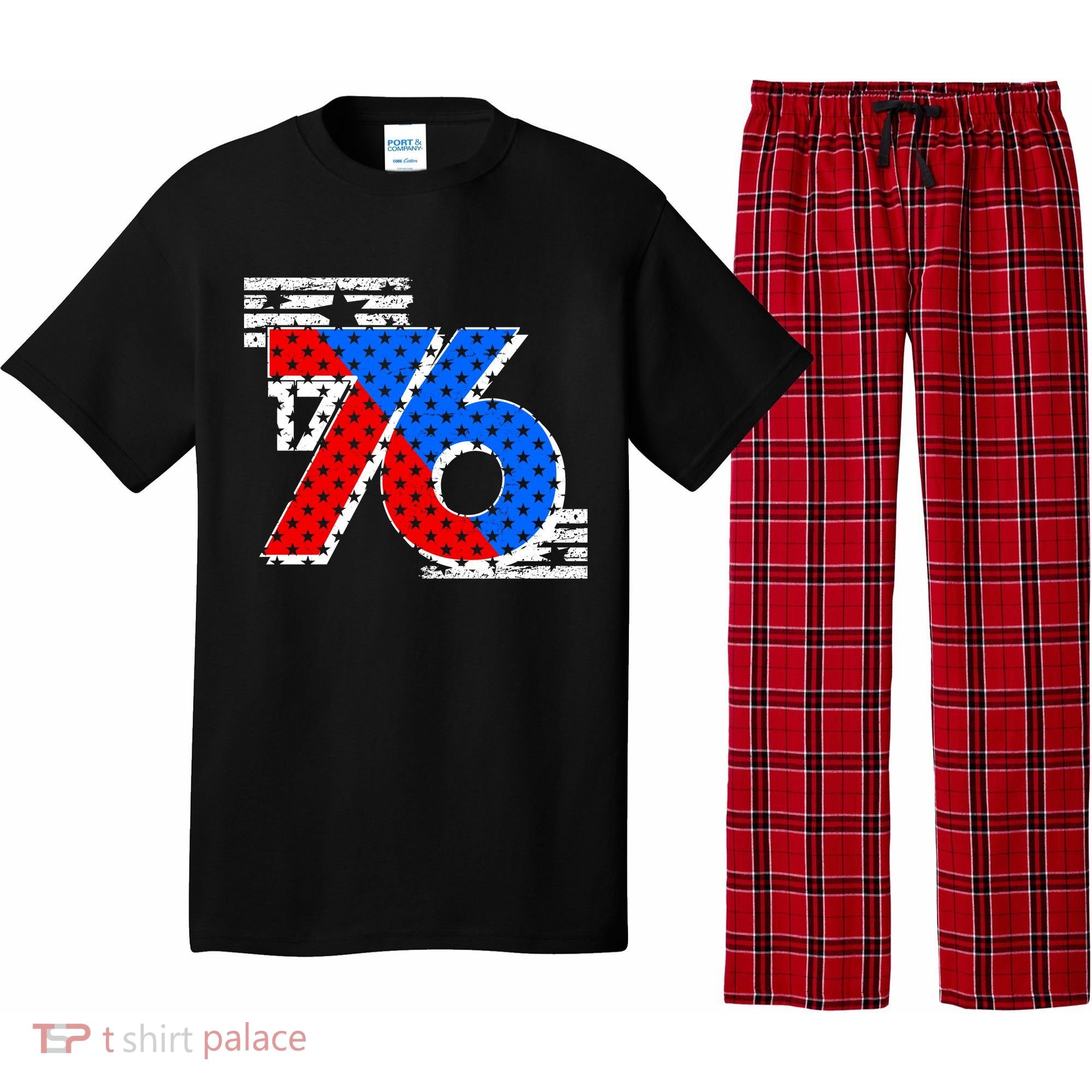 July 4th 1776 Stars And Stripes Pajama Set