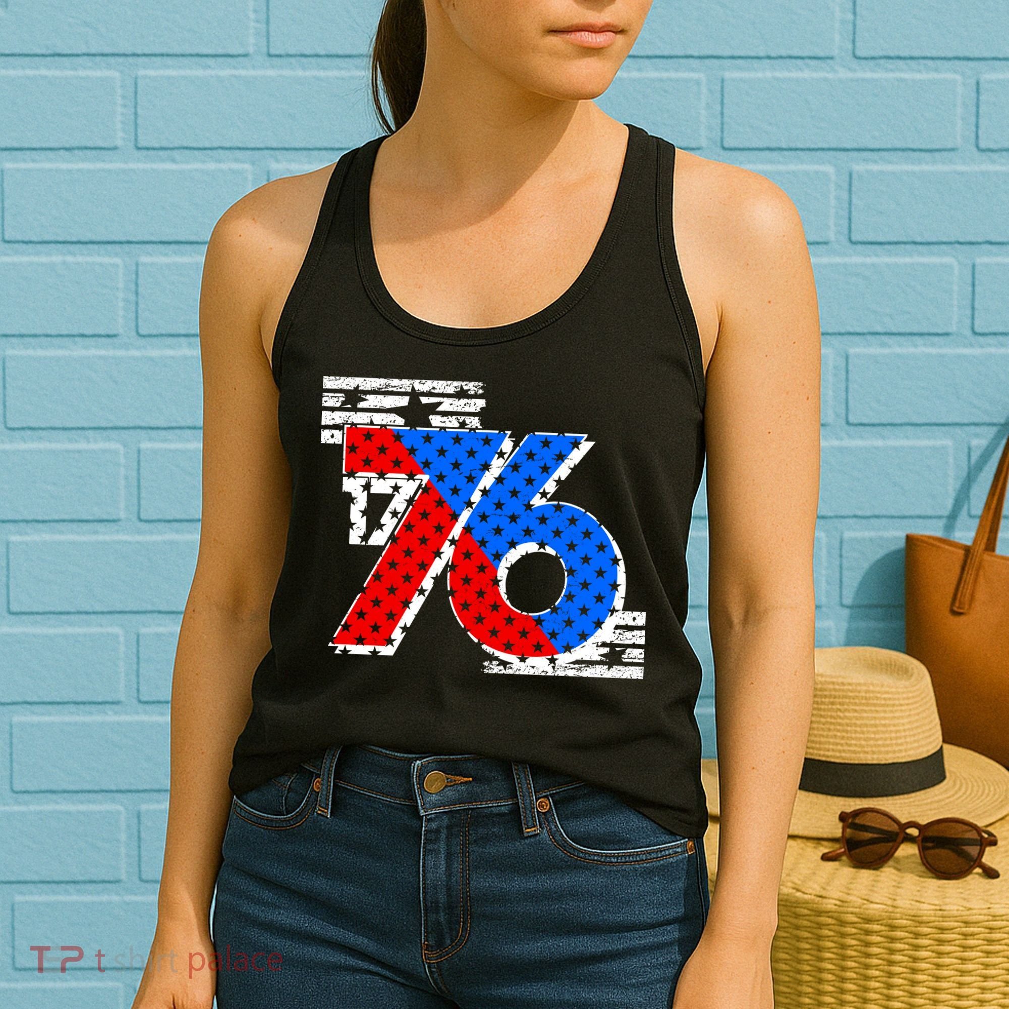 July 4th 1776 Stars And Stripes Women's Tank Top