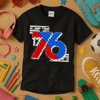 July 4th 1776 Stars And Stripes Kids T-Shirt thumb 3