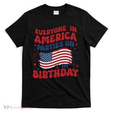 July 4th Birthday T-Shirt