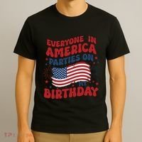 July 4th Birthday T-Shirt thumb 3
