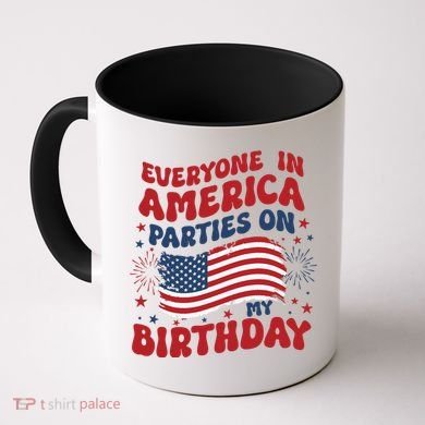 July 4th Birthday Coffee Mug