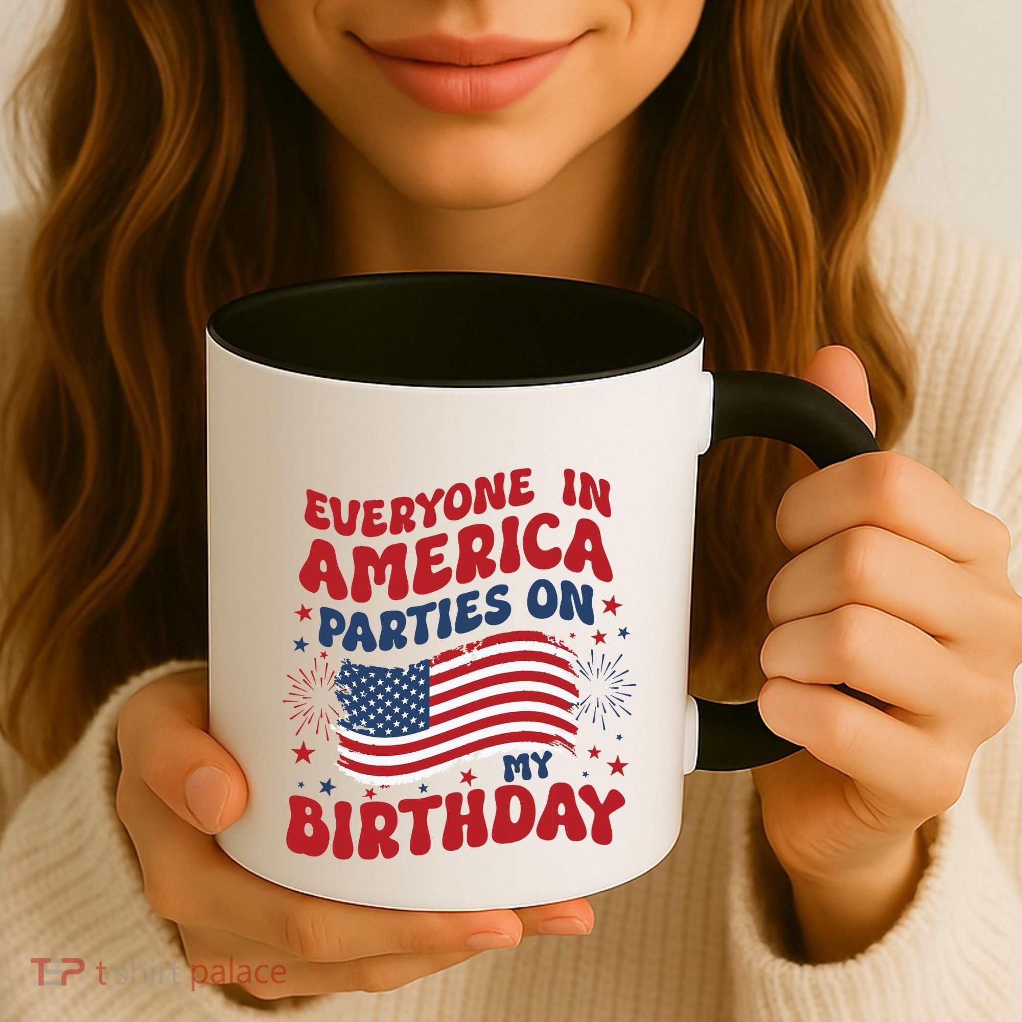 July 4th Birthday Coffee Mug