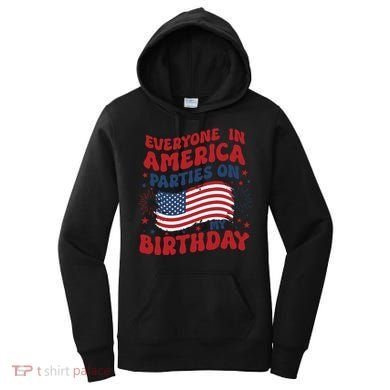 July 4th Birthday Women's Hoodie