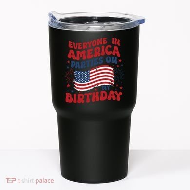July 4th Birthday Tumbler