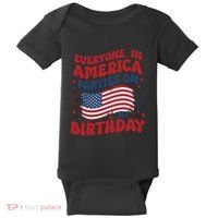July 4th Birthday Baby Bodysuit thumb 0