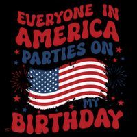 July 4th Birthday Baby Bodysuit thumb 2