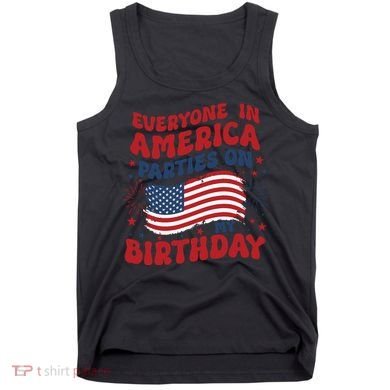 July 4th Birthday Tank Top