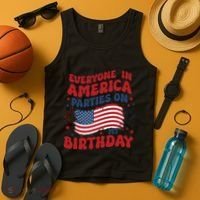 July 4th Birthday Tank Top thumb 4
