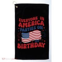 July 4th Birthday Golf Towel thumb 0