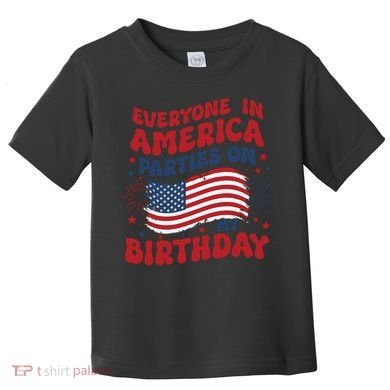 July 4th Birthday Toddler T-Shirt