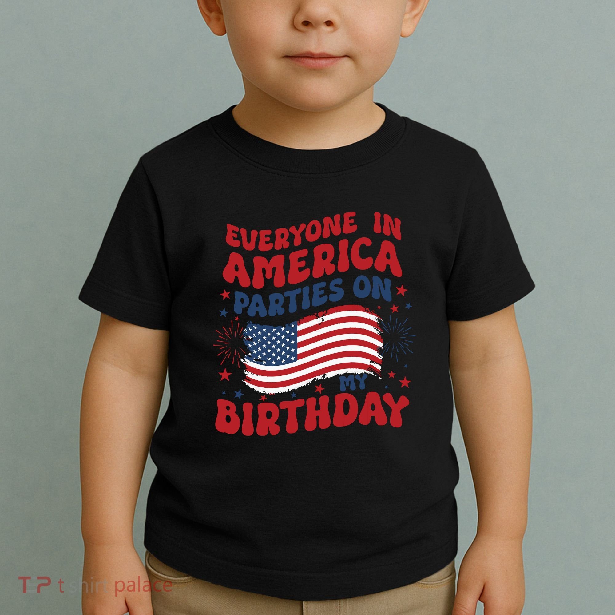 July 4th Birthday Toddler T-Shirt