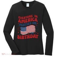 July 4th Birthday Women's Long Sleeve Shirt thumb 0