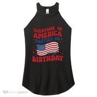 July 4th Birthday Women's Perfect Tri Rocker Tank thumb 0