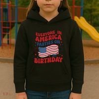 July 4th Birthday Kids Hoodie thumb 3