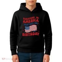 July 4th Birthday Kids Hoodie thumb 4