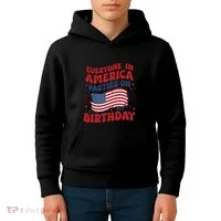 July 4th Birthday Kids Hoodie thumb 4