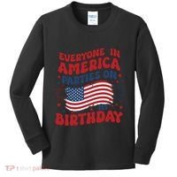 July 4th Birthday Kids Long Sleeve Shirt thumb 0