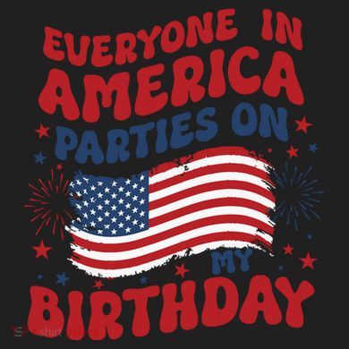 July 4th Birthday Kids Long Sleeve Plaid Pajama Set