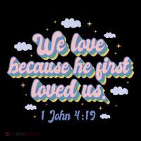John 4:19 Bible Quote Women's Tank Top thumb 5