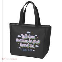 John 4:19 Bible Quote Tote Bag thumb 3