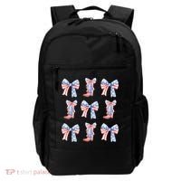 July 4th Coquette Bow America Retro Backpack thumb 0
