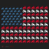 July 4th Tractor Arrange A Usa Flag Independence Day Tractor Women's Sweatshirt thumb 2