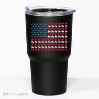 July 4th Tractor Arrange A Usa Flag Independence Day Tractor Tumbler thumb 0