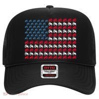 July 4th Tractor Arrange A Usa Flag Independence Day Tractor Hat thumb 0