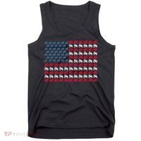 July 4th Tractor Arrange A Usa Flag Independence Day Tractor Tank Top thumb 0