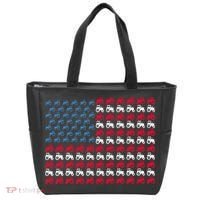 July 4th Tractor Arrange A Usa Flag Independence Day Tractor Tote Bag thumb 0
