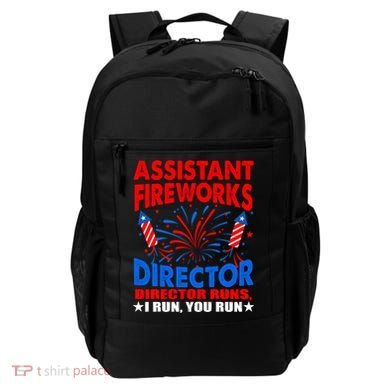July 4th Usa Independence Day Assistant Fireworks Director Gift Backpack