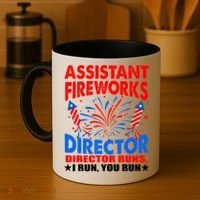 July 4th Usa Independence Day Assistant Fireworks Director Gift Coffee Mug thumb 4