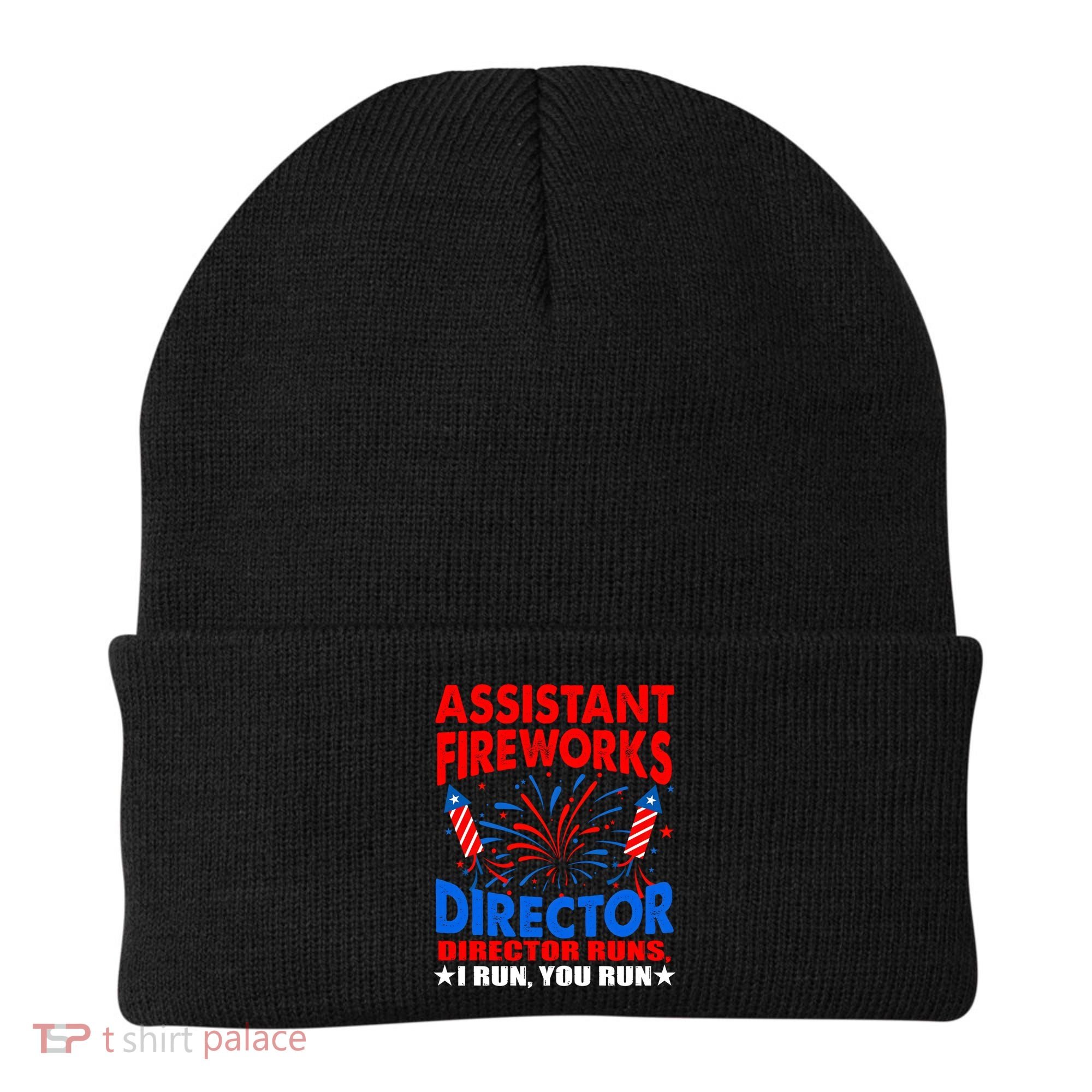 July 4th Usa Independence Day Assistant Fireworks Director Gift Beanie