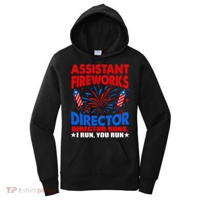 July 4th Usa Independence Day Assistant Fireworks Director Gift Women's Hoodie