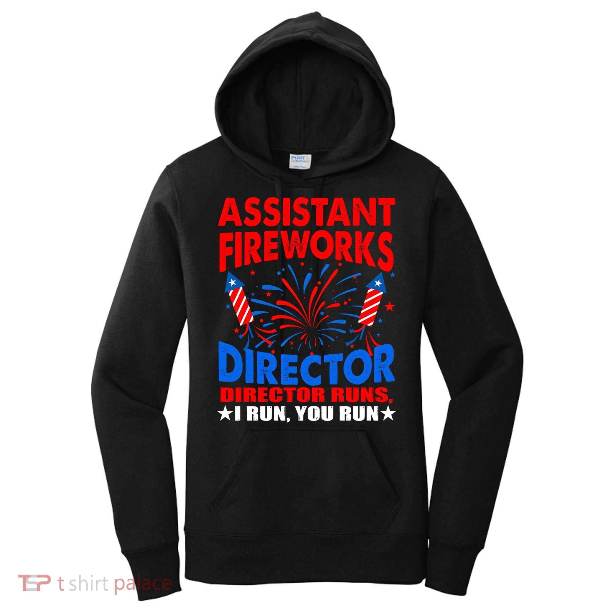 July 4th Usa Independence Day Assistant Fireworks Director Gift Women's Hoodie