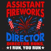 July 4th Usa Independence Day Assistant Fireworks Director Gift Golf Towel thumb 3