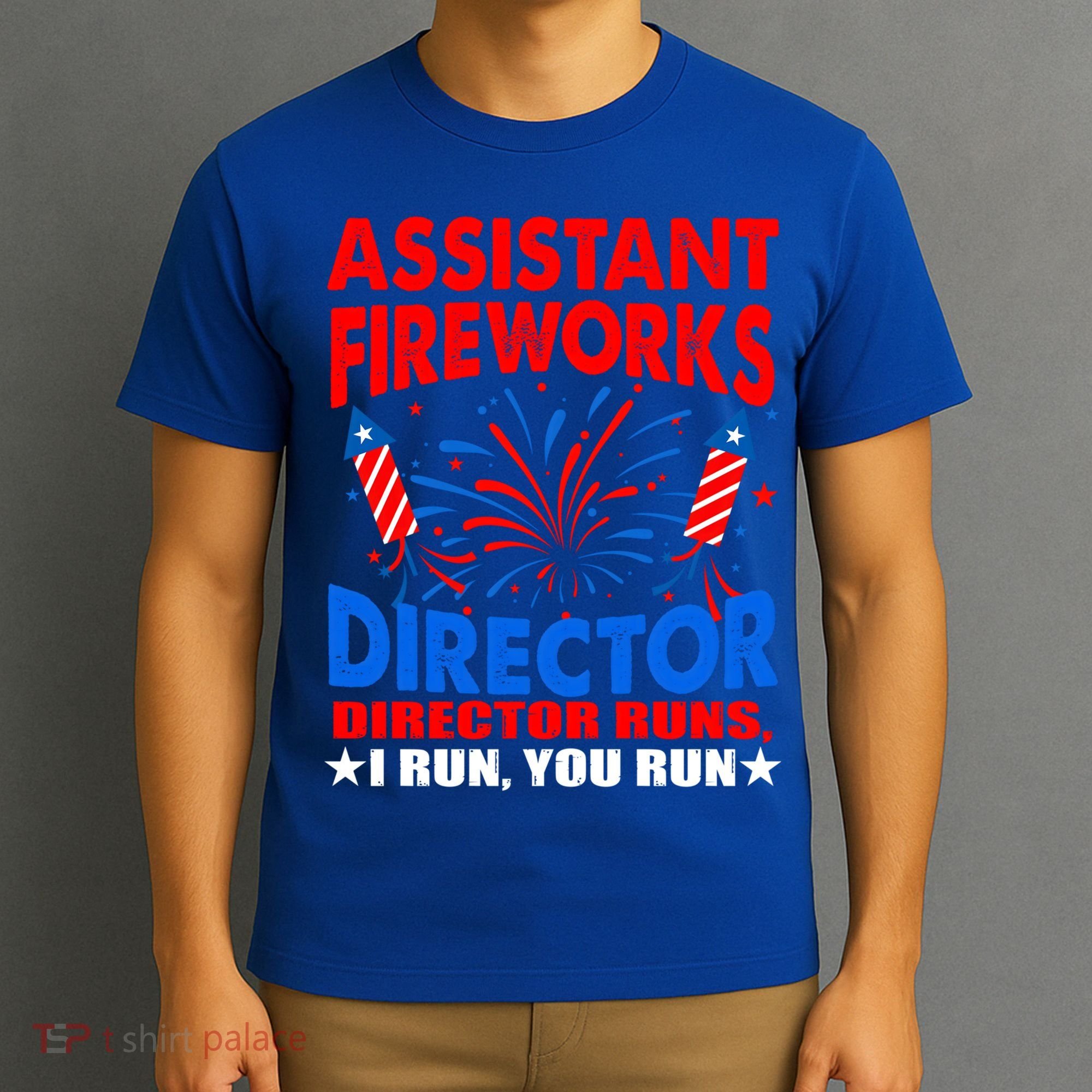July 4th Usa Independence Day Assistant Fireworks Director Gift T-Shirt