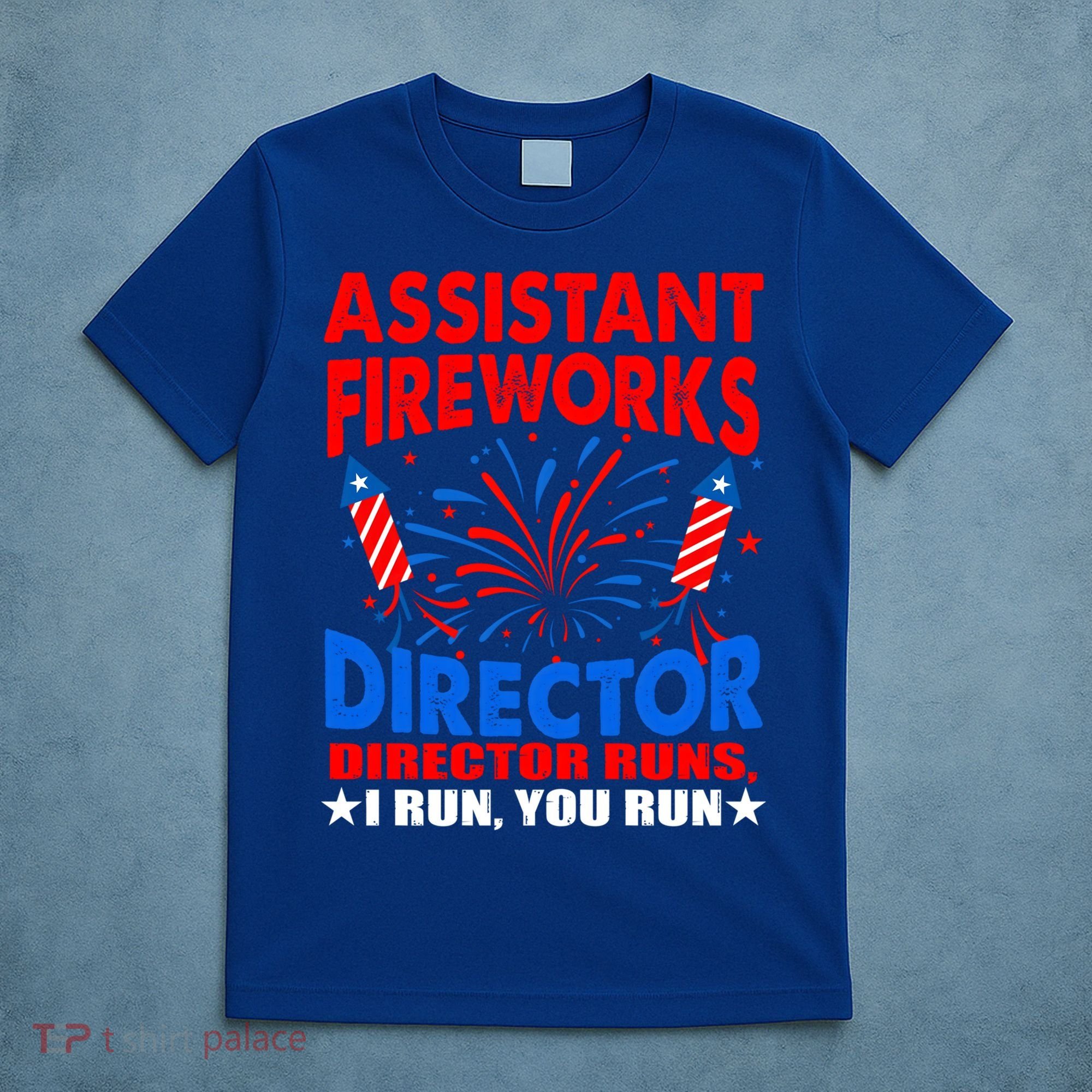 July 4th Usa Independence Day Assistant Fireworks Director Gift T-Shirt