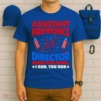 July 4th Usa Independence Day Assistant Fireworks Director Gift T-Shirt thumb 6